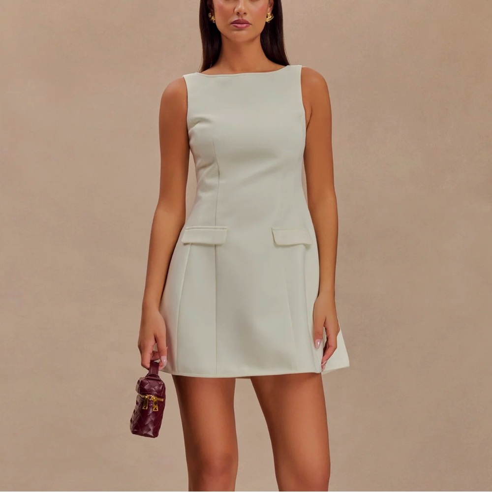 Meshki Evanna Dress in Ivory